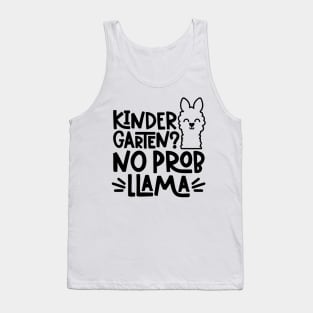 Kindergarten, No Problem Funny Kids Back to School Tank Top